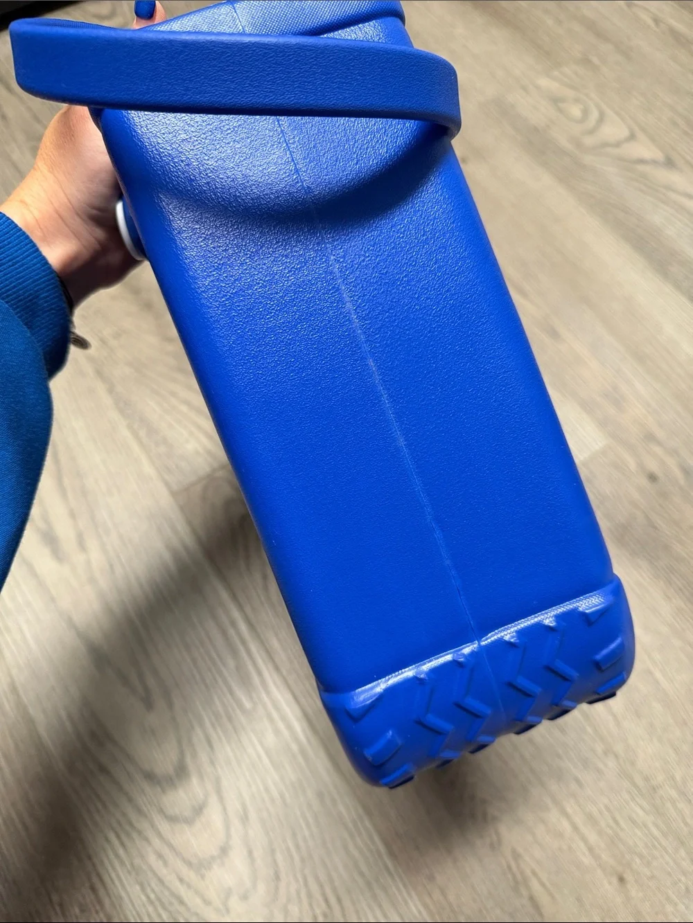 Small BOGG BAG Royal Blue Perforated Tote with Dual Handles